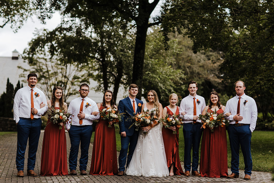 Kenzie & Jase's Fall-Inspired Wedding | Cherokee Dock