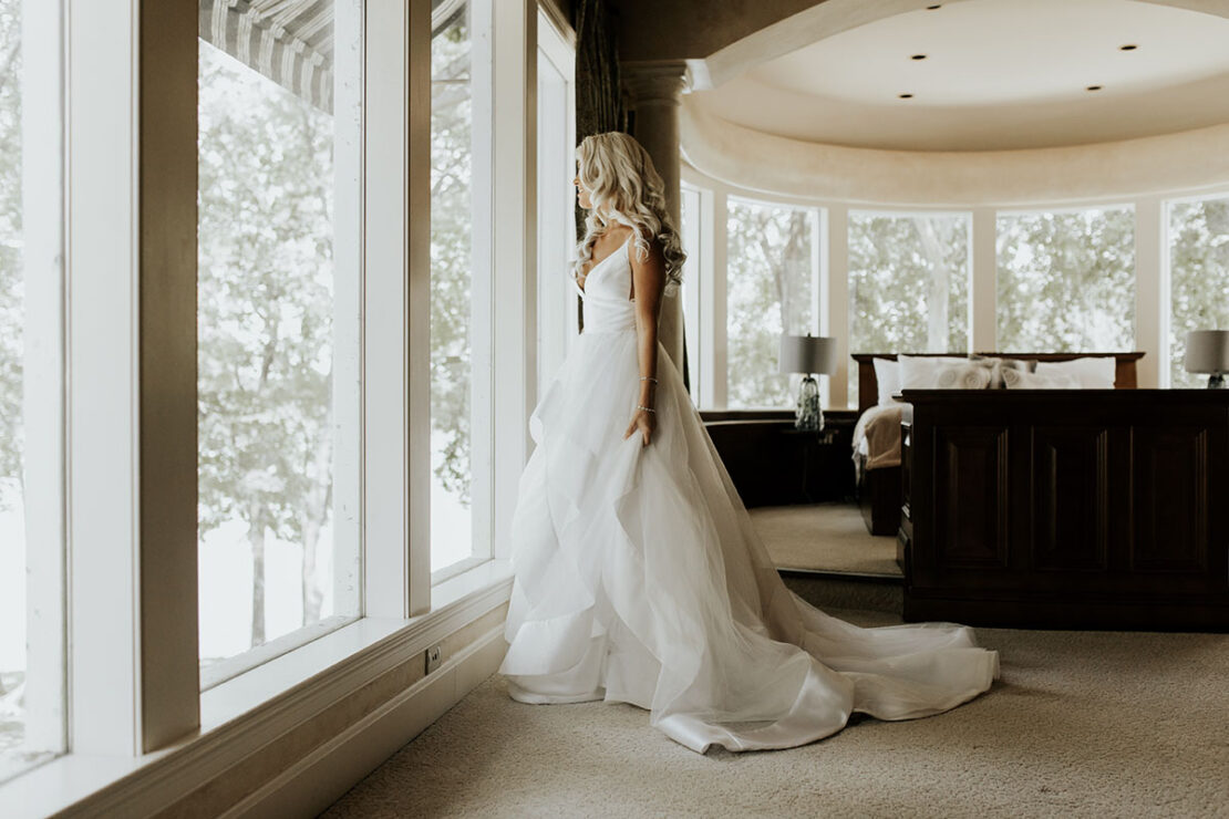 Bride in the Reba Suite