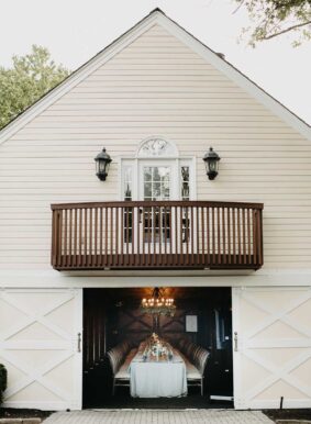 Rehearsal Dinner Table in Carriage House Stables