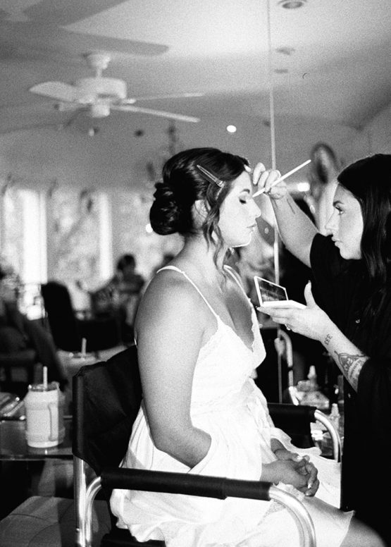 Wedding Film Photography Inspiration Bride Getting Ready