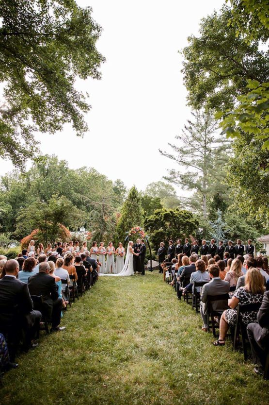 Wedding ceremony in Serenity Gardens