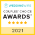 Wedding Wire's 2021 Couple's Choice Awards badge